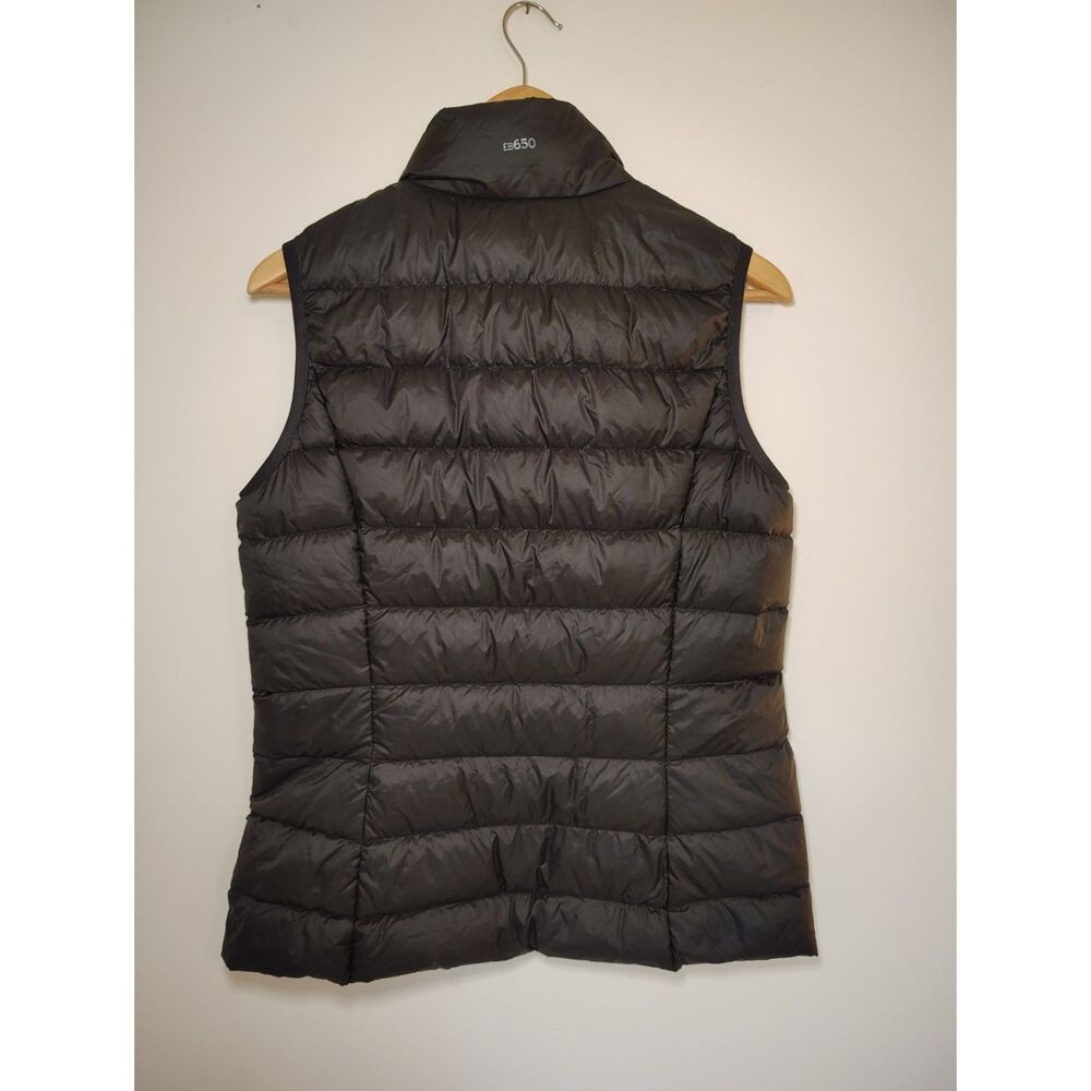 Eddie Bauer EB650 Down Puffer Vest Women’s M Black Quilted Gorpcore Vest - Picture 4 of 8